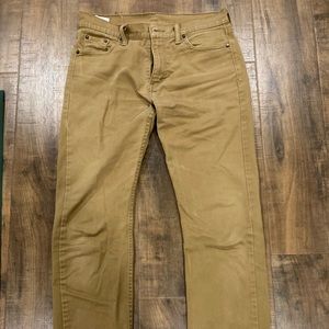 Men’s Levi’s 513 Khaki Jeans